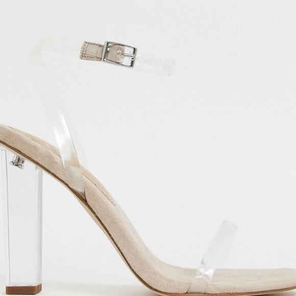 ASOS Shoes - Clear Block Heel Sandals